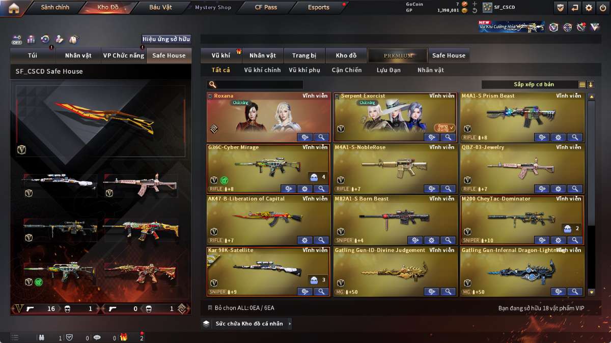 shop acc cf uy tin gia re